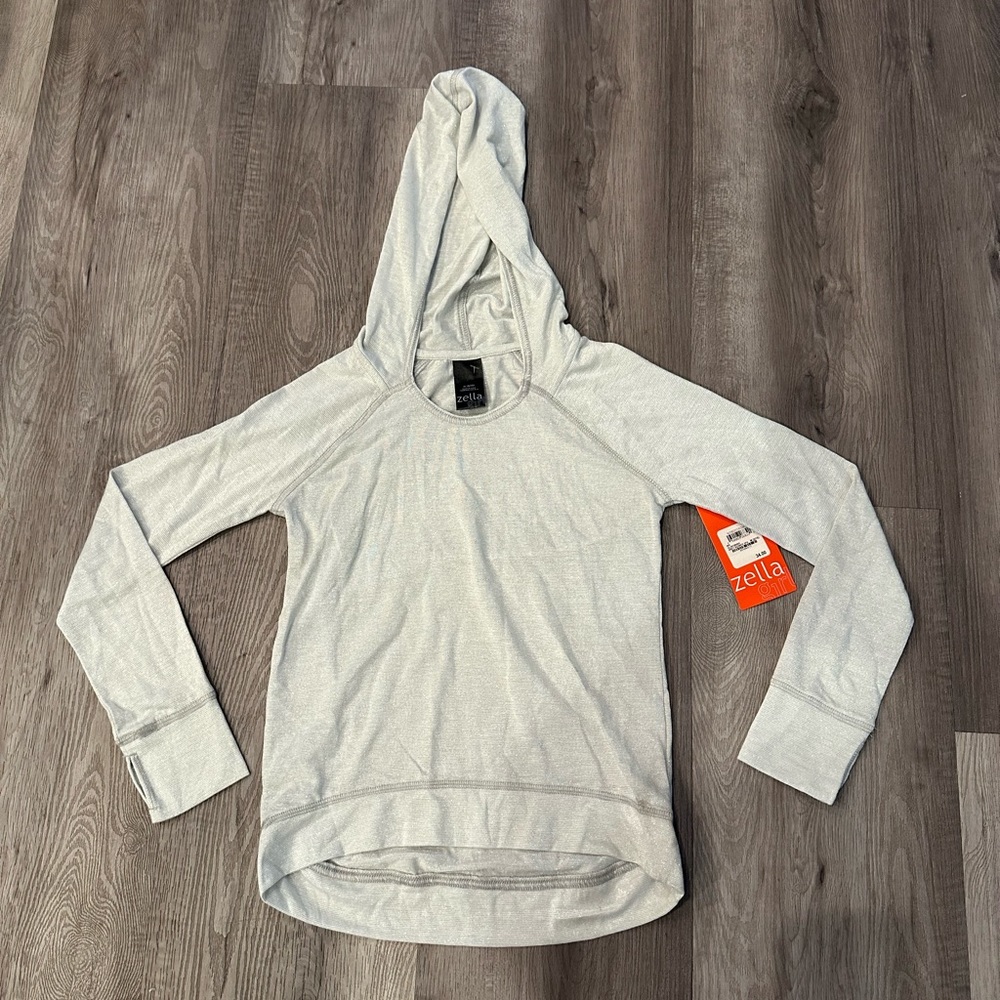 Zella hooded pullover top NWT size Medium 8/10 girls New